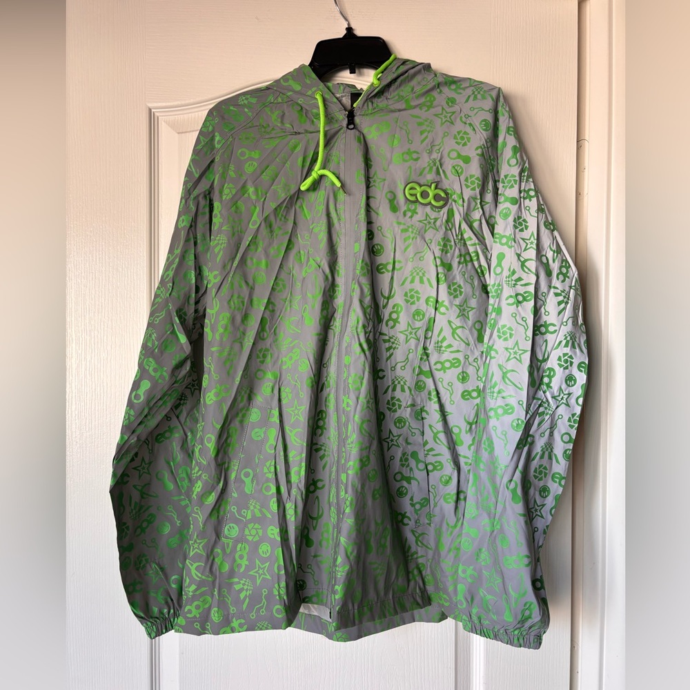 Electric Daisy Carnival hoodfull zip jacket windbreaker Large? See description